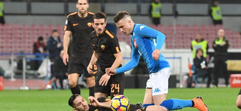 Liga włoska: Milik po pięciu miesiącach przerwy wrócił na boisko. Porażka Napoli z Romą