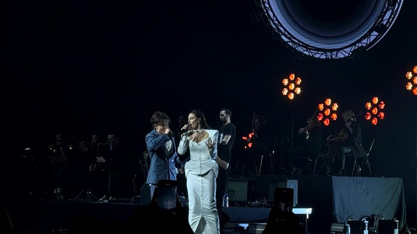 Džejla Ramović na koncertu Jakova Jozinovića