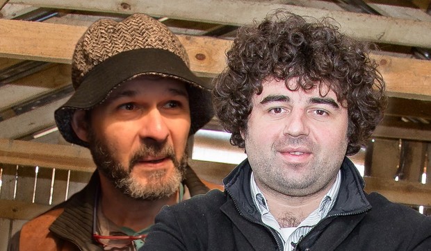 Aleksandar Srećković Kubura i Branko Janković Kombo