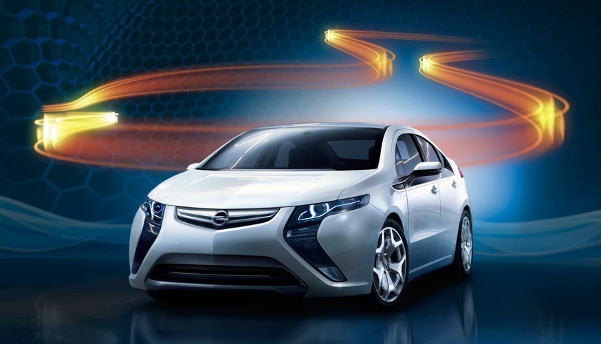 Ampera to Opel z napędem elektrycznym o rozszerzonym zasięgu!