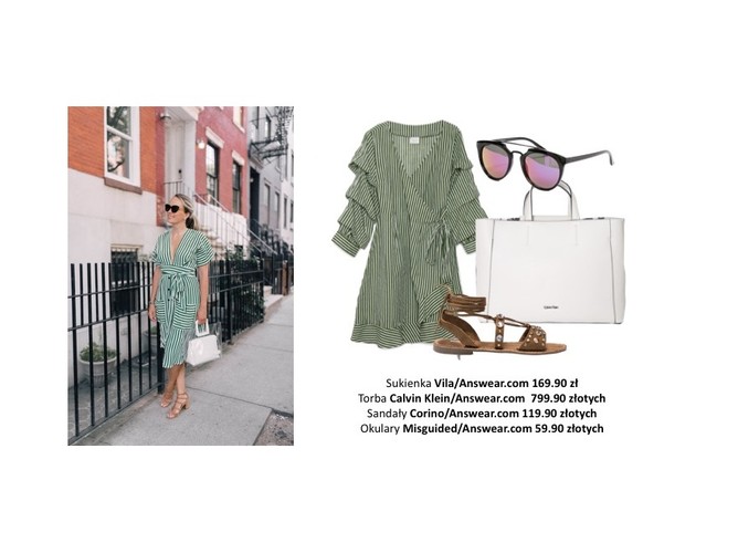 STYLIZACJE z ubraniami w paski