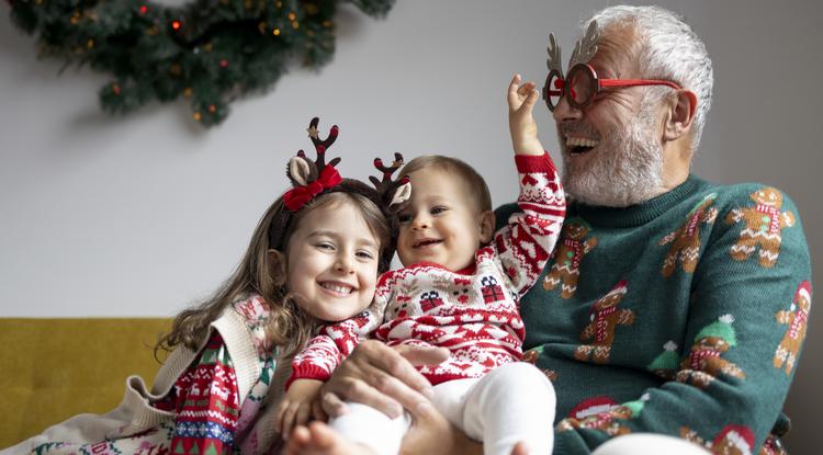 A nagypapa karácsonyi ajándéka Fotó: Getty Images