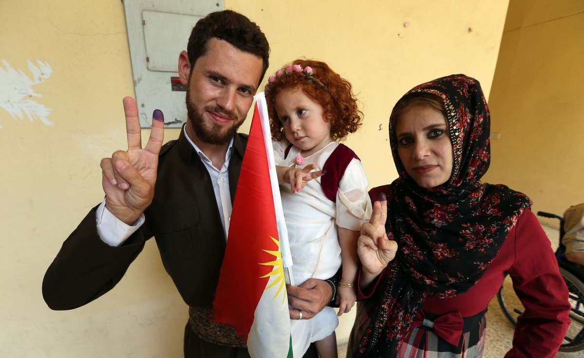 Kurdowie żyją na terenie Iraku, Syrii i Turcji