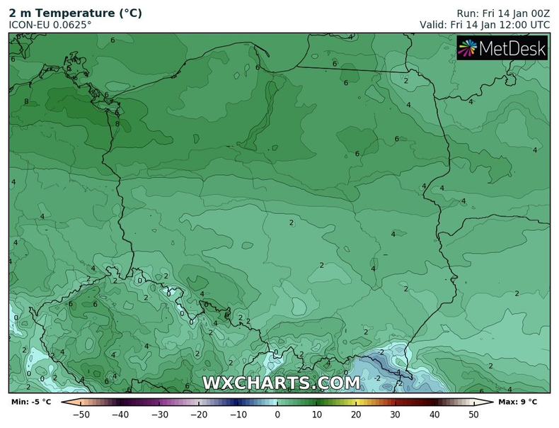 Temperatura bardzo wysoka