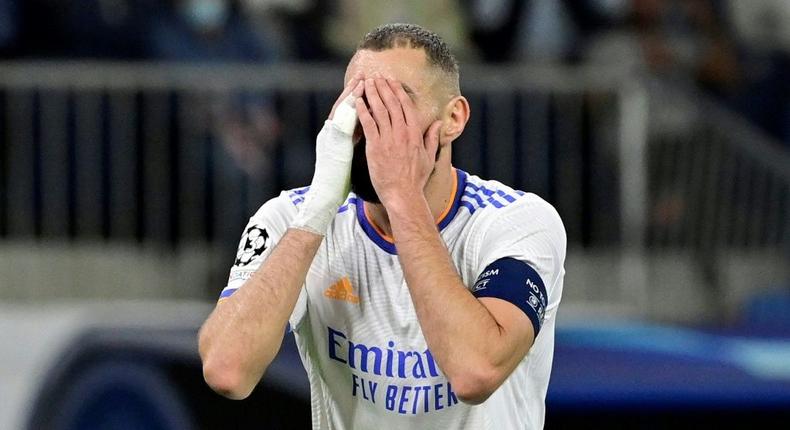 Karim Benzema scored but ened up on the losing side