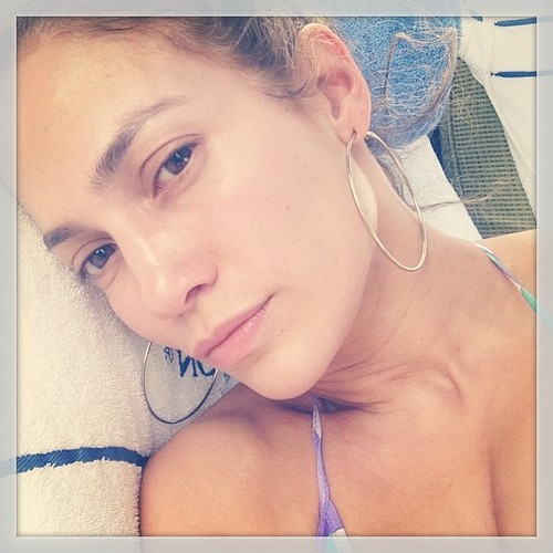 Jennifer Lopez i jej 'prawdziwe selfie'