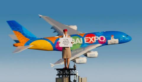 Targi Dubai Expo w niesamowitej reklamie. Nakręcono ją na wysokości ponad 800 m!