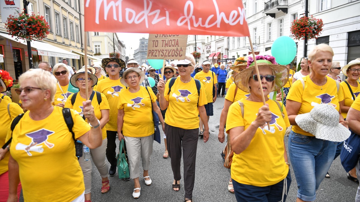 Warszawa: Parada Seniorów "Dojrzali Wspaniali"