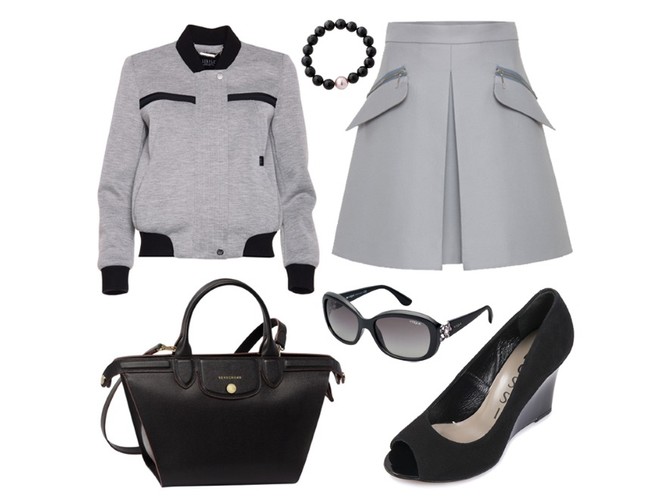 STYLIZACJE na lato z butami na koturnie