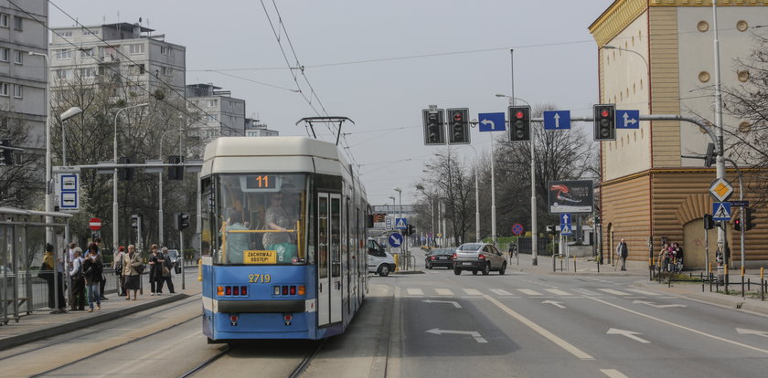 Tramwaje „uziemione” na Grabiszyńskiej