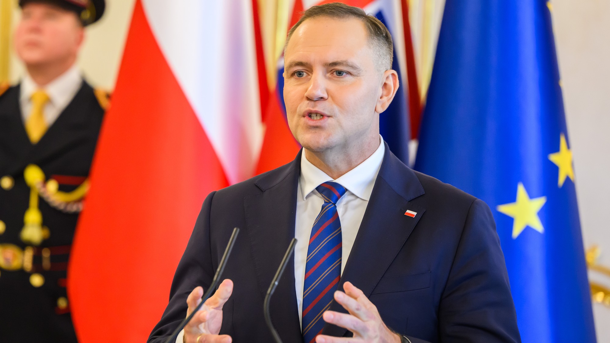 Poľský prezident Karol Nawrocki.