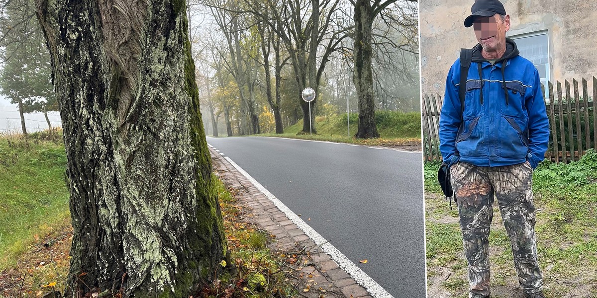 Pan Zbigniew zasnął podczas jazdy skuterem.