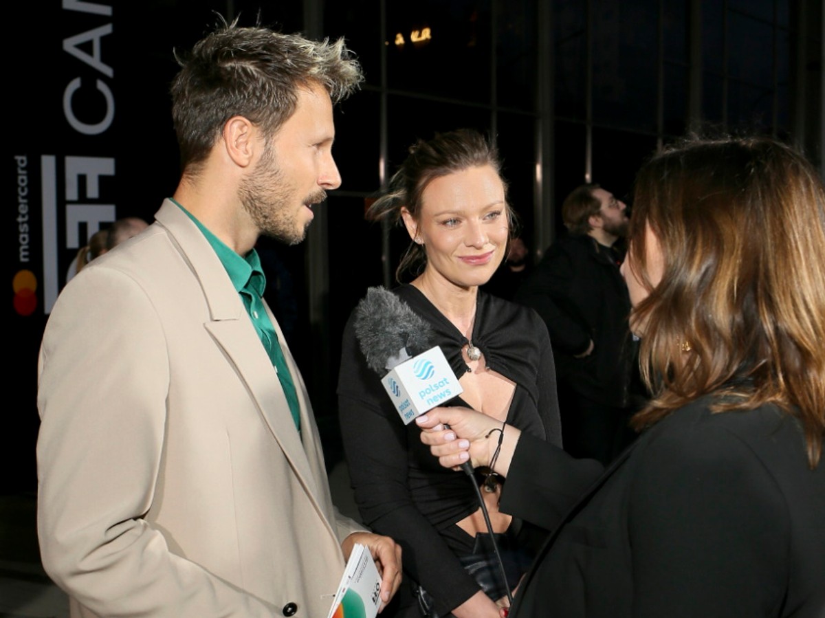 Magdalena Boczarska i Mateusz Banasiuk na otwarciu festiwalu Off Camera 2023