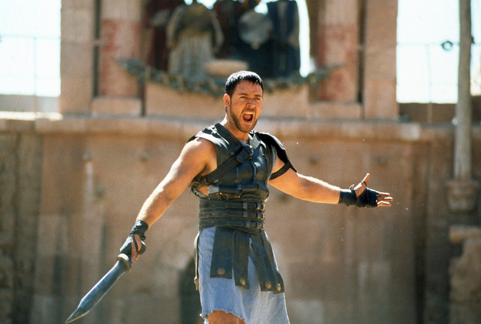 Śmierć Maximusa w filmie "Gladiator"