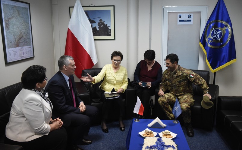 Premier Ewa Kopacz w Kosowie