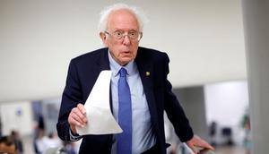 Sen. Bernie Sanders at the Capitol last month.Kevin Dietsch/Getty Images