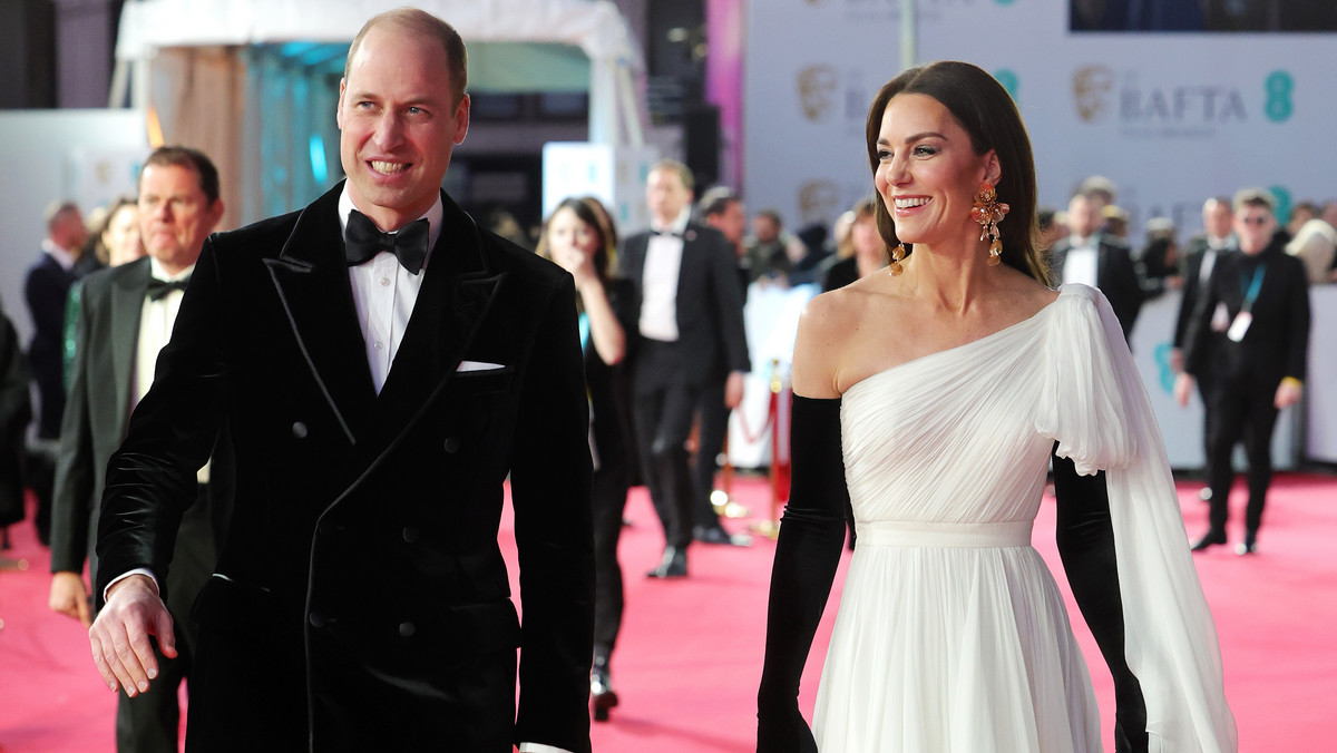 Książę William i księżna Kate na rozdaniu nagród BAFTA