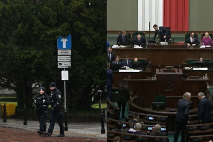 Policja przed Sejmem. A na sali obrad? Zaskoczenie