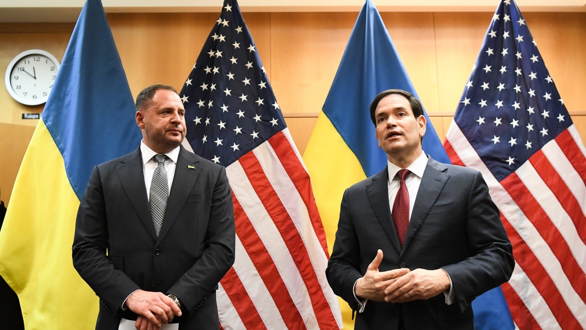 Andrij Jermak i Marko Rubio