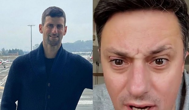 Andrija Milošević i Novak Đoković 