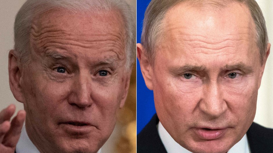 Joe Biden i Władimir Putin