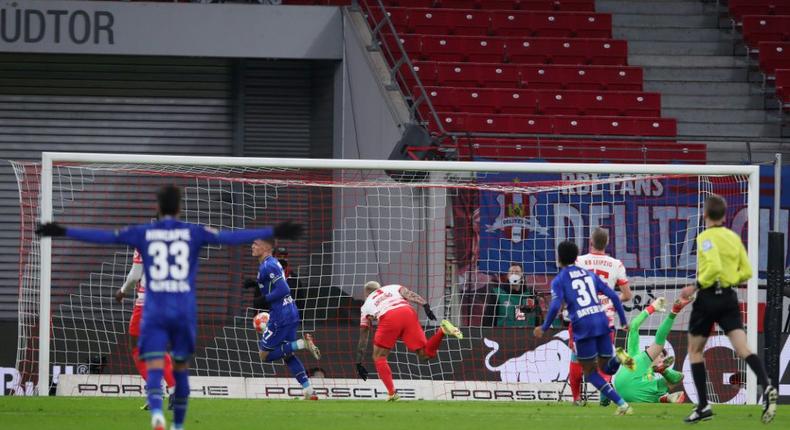 Florian Wirtz scored the opener to send Bayer Leverkusen on their way to an away win at RB Leipzig on Sunday Creator: Ronny HARTMANN