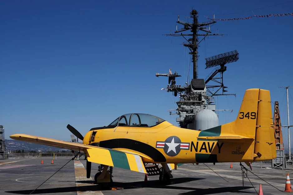 Nosač aviona USS Hornet u Alamidi, Kalifornija (arhiva)