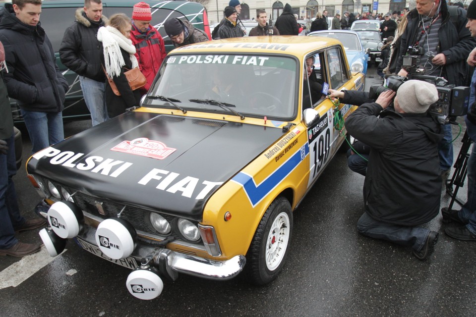 Andrzej Duszyński w Polskim Fiacie 125