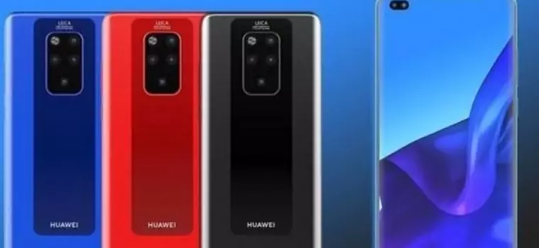 Huawei Mate 30 Pro na renderach. Odświeżanie ekranu jak w telefonie do gier