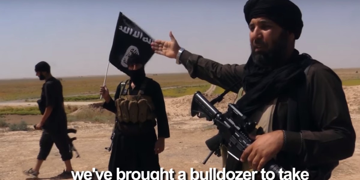 Członkowie ISIS, Państwa Islamskiego - kadr z dokumentu VICE News