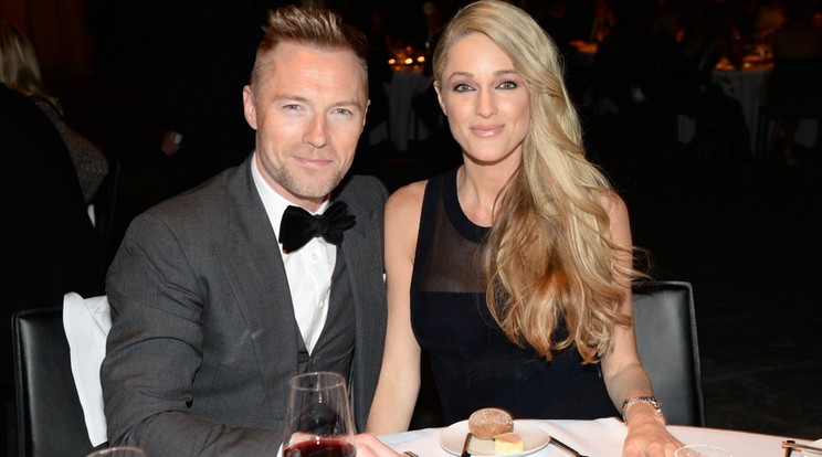 Ronan Keating és felesége első közös gyermeke, Cooper, áprilisban jött világra. /Fotó: Northfoto