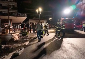 Požar u baru u Krans-Montani, Švajcarska