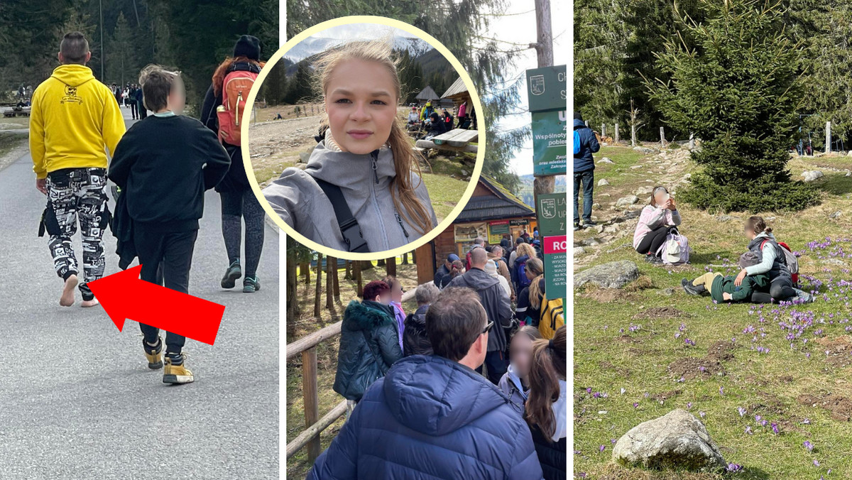 Wybrałam się na krokusy pod Tatry. "Niektórzy nie mają hamulców"