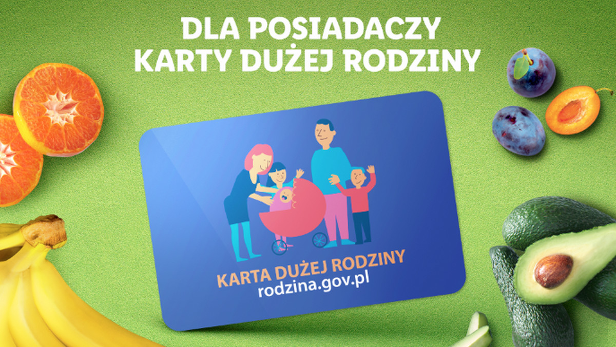 20% rabatu na świeże owoce – oferta Lidla dla posiadaczy karty dużej rodziny