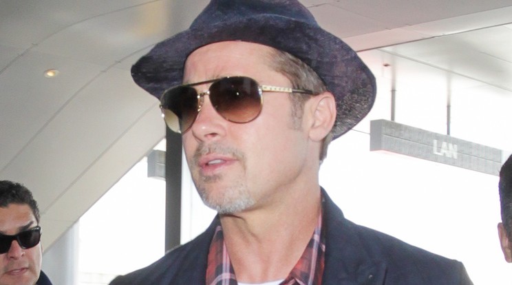 Brad Pitt nem törődik a nagyival / Fotó: Northfoto