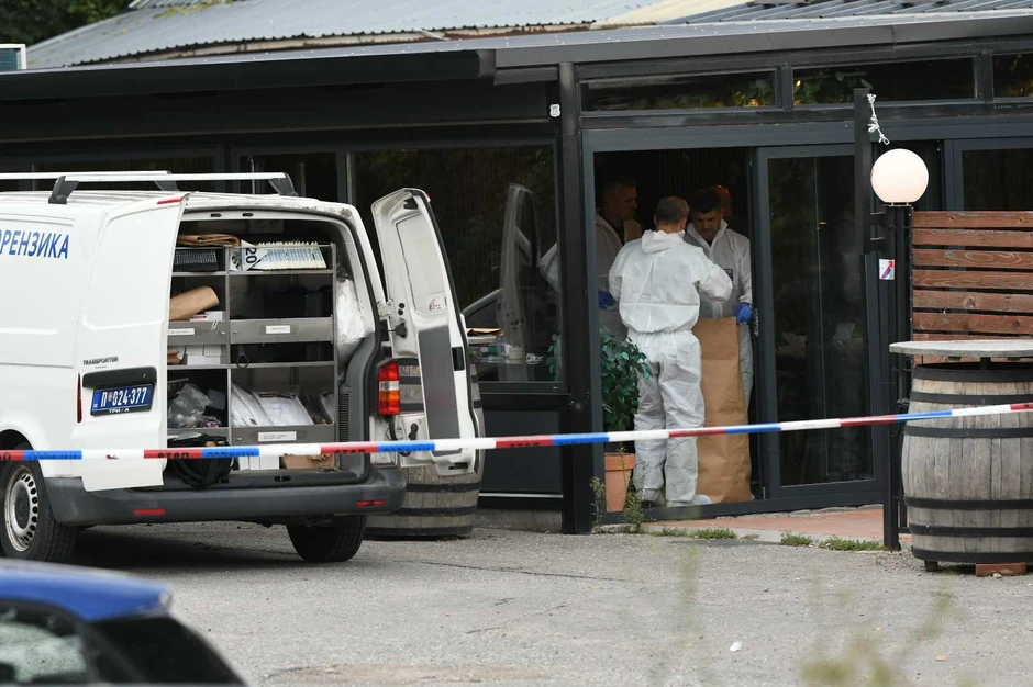 Uviđaj na mestu pucnjave u kafiću u Višnjičkoj banji