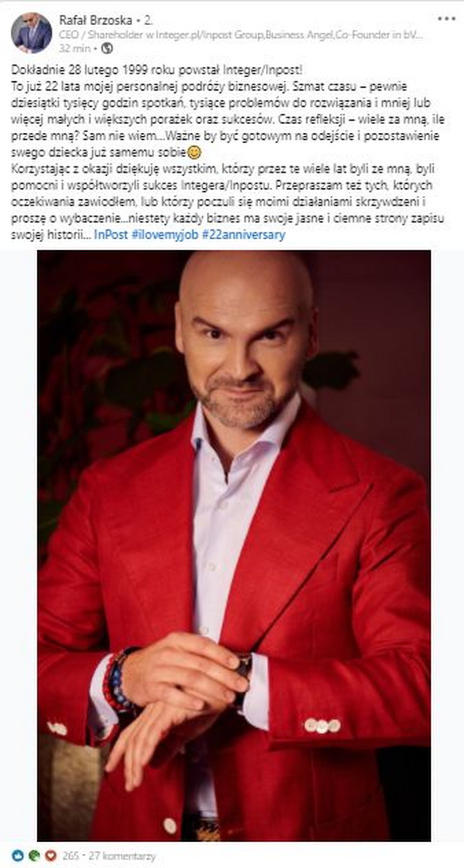 Rafał Brzoska - nowy polski miliarder. Szef InPostu wskakuje na listę  Forbesa