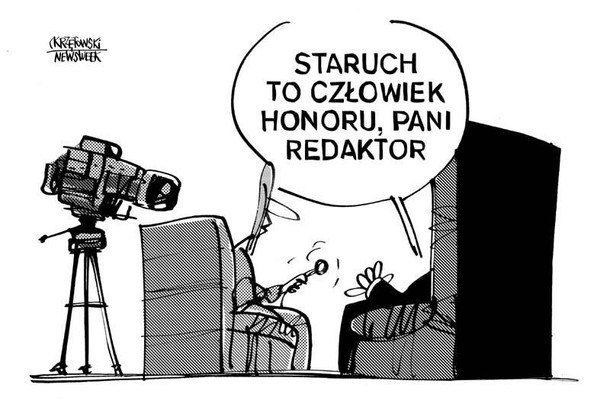 Staruch to czlowiek honoru michnik piłka kibice krzętowski