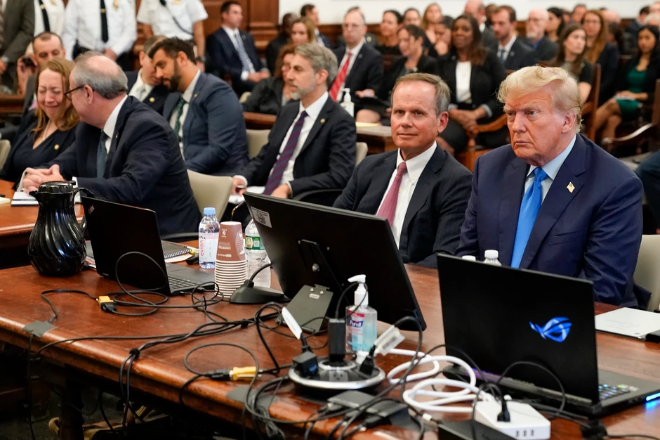 Donald Tramp na sudu u Njujorku