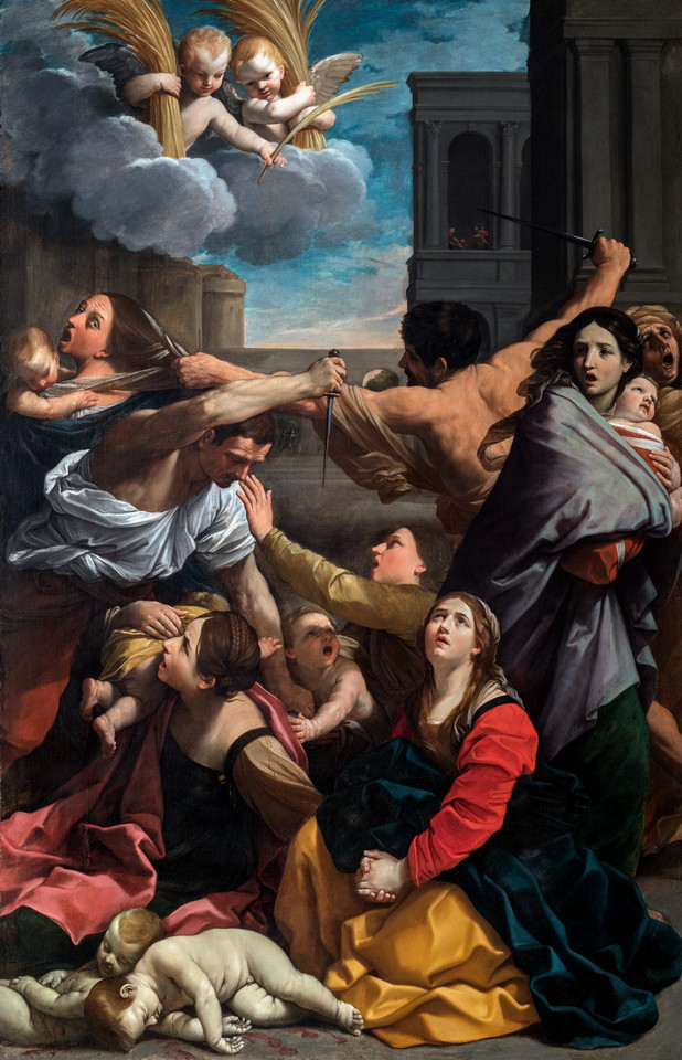 Guido Reni. "Massacre of the Innocents" (Rzym, 1611)