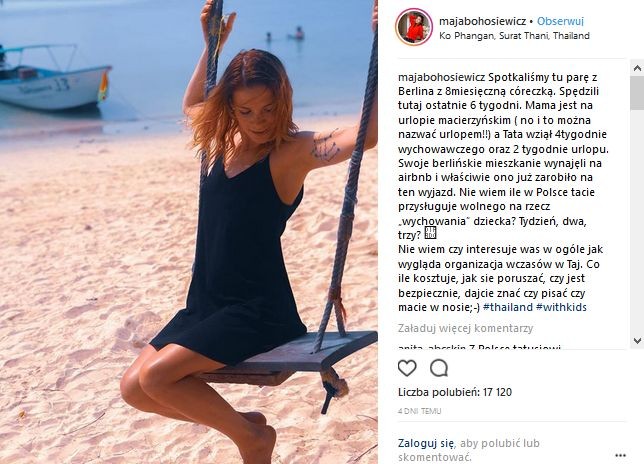 Maja Bohosiewicz w Tajlandii