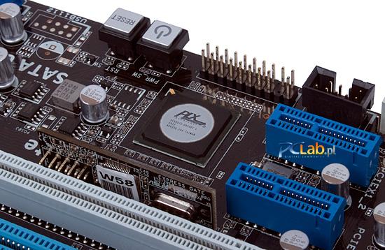 Mostek umożliwiający obsługę SATA 6 Gb/s przez cztery pasy PCI Express ×1