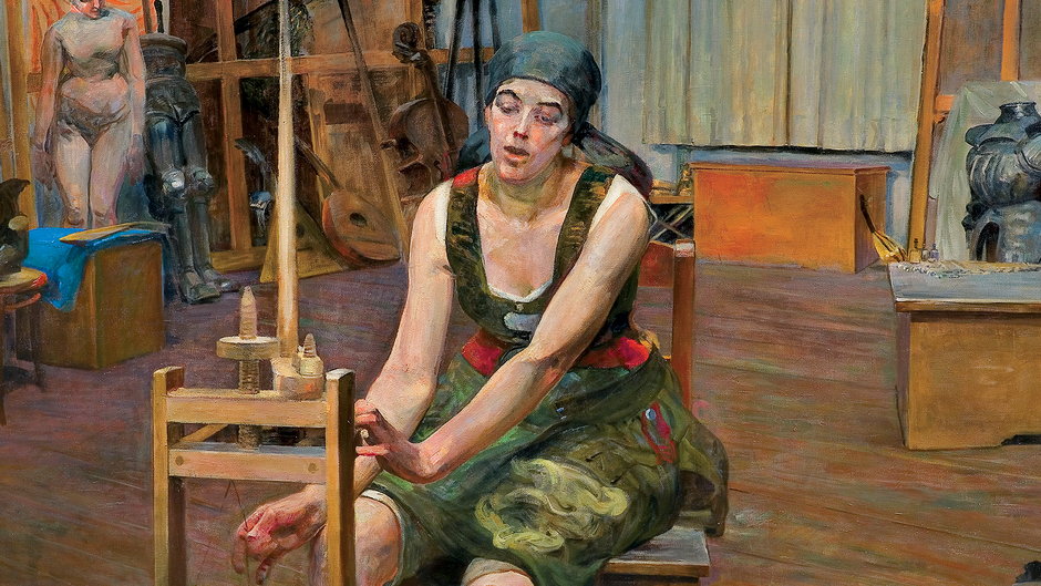 Jacek Malczewski, "Prządka" (1922)