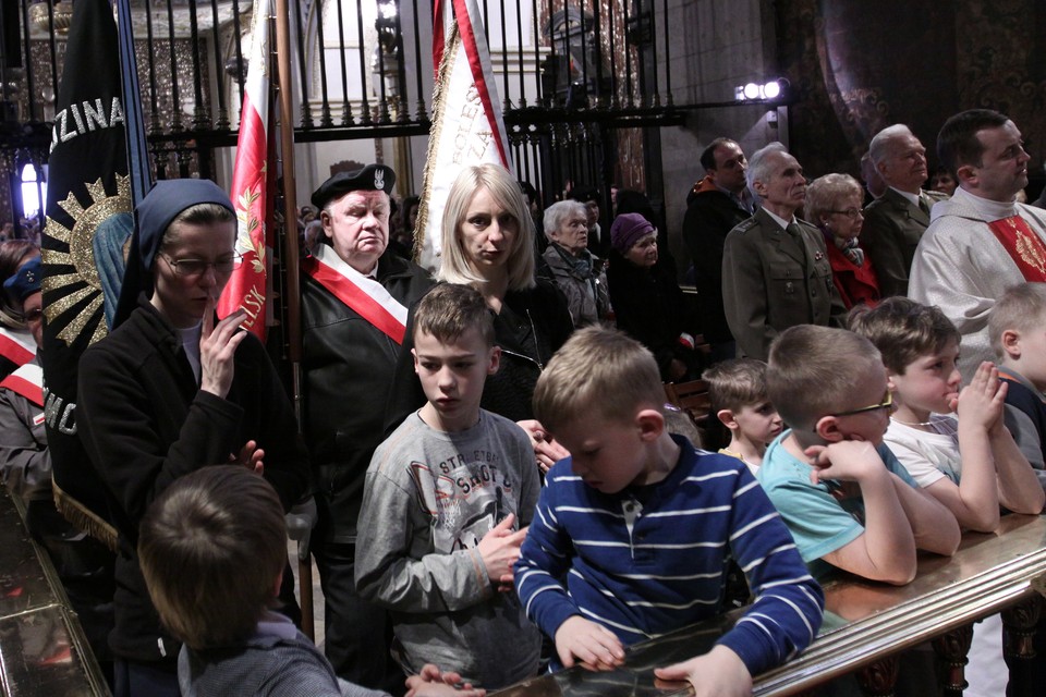 CZĘSTOCHOWA JASNA GÓRA PIELGRZYMKA RODZIN KATYŃSKICH (przedstawiciele Rodzin Katyńskich)