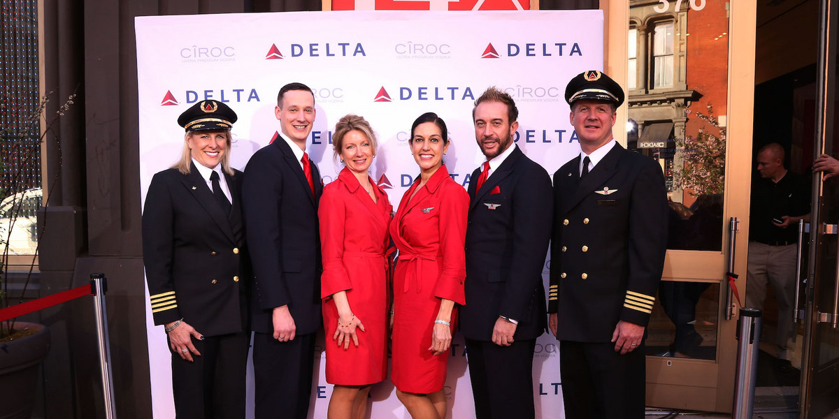 Delta Air Lines employees.