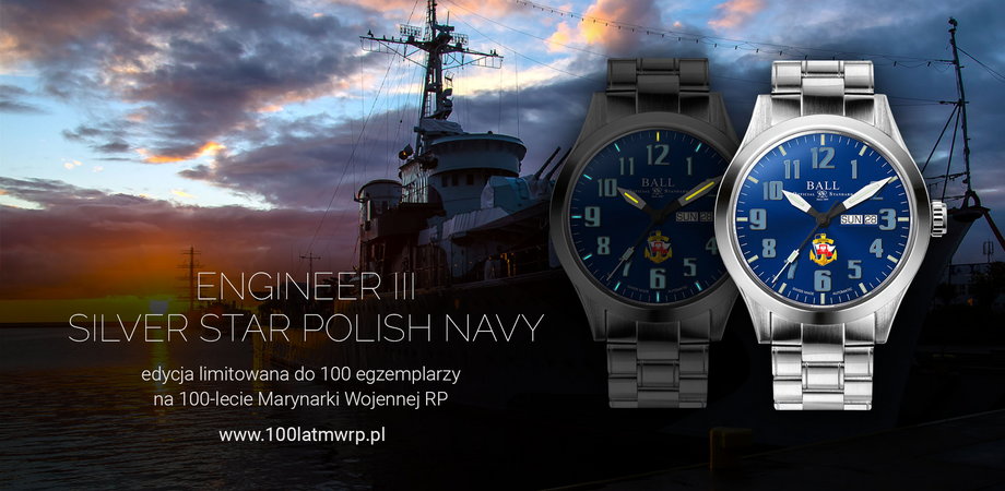 Zegarek dedykowany Marynarce Wojennej Rzeczpospolitej Polskiej