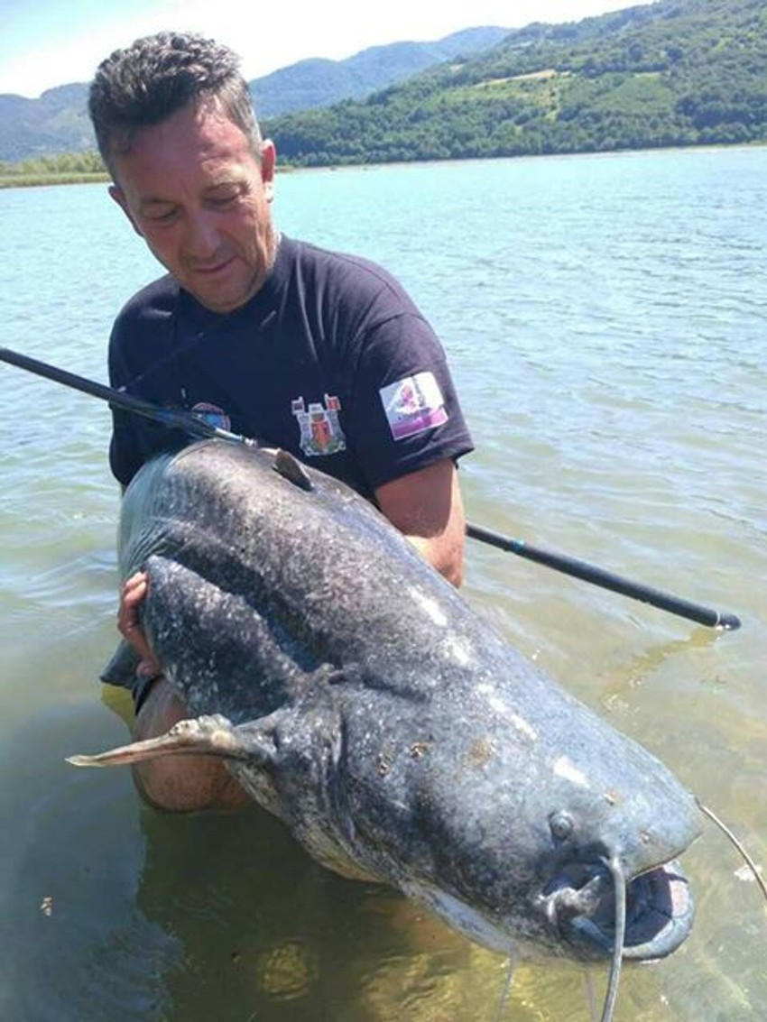 Miodrag Ćirić sa ulovom 