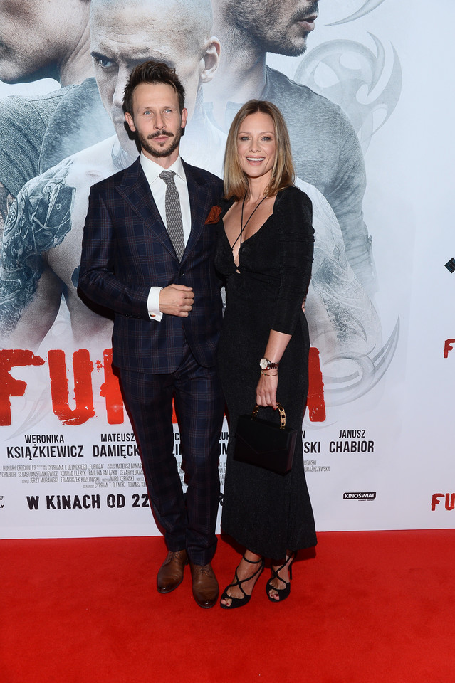 Gwiazdy na premierze filmu "Furioza": Mateusz Banasiuk i Magdalena Boczarska