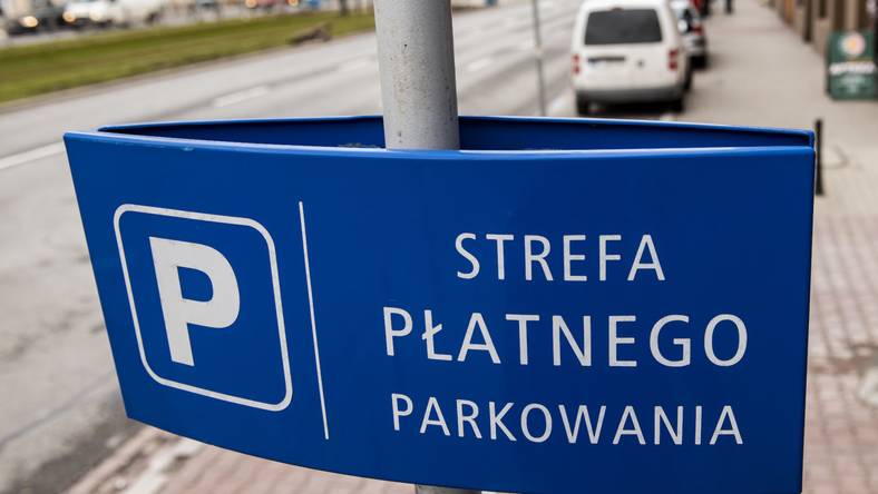 Strefa płatnego parkowania w Warszawie