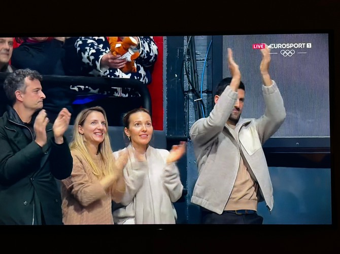 Novak i Jelena Đoković na ZOI